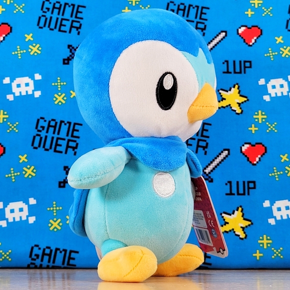 Pokemon PIPLUP 8" UltraSoft Jazwares Collectible Nintendo Genuine Gaming Plush - Picture 2 of 10